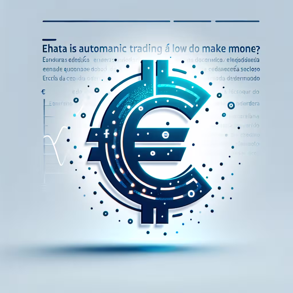 ¿Qué es el trading automático y cómo ganar dinero?